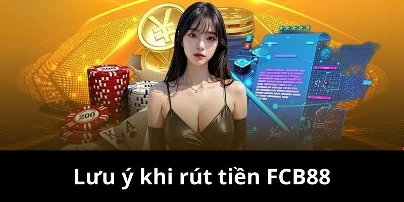 Lưu ý khi rút tiền FCB88